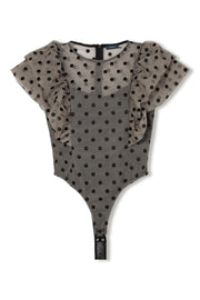 【先行予約】バルーンスリーブボディスーツ Black