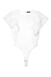 【先行予約】バルーンスリーブボディスーツ Off White