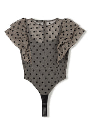 【先行予約】バルーンスリーブボディスーツ Black