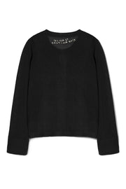 【YU×WRINN 先行予約】エンブロイダリーツインニット Black