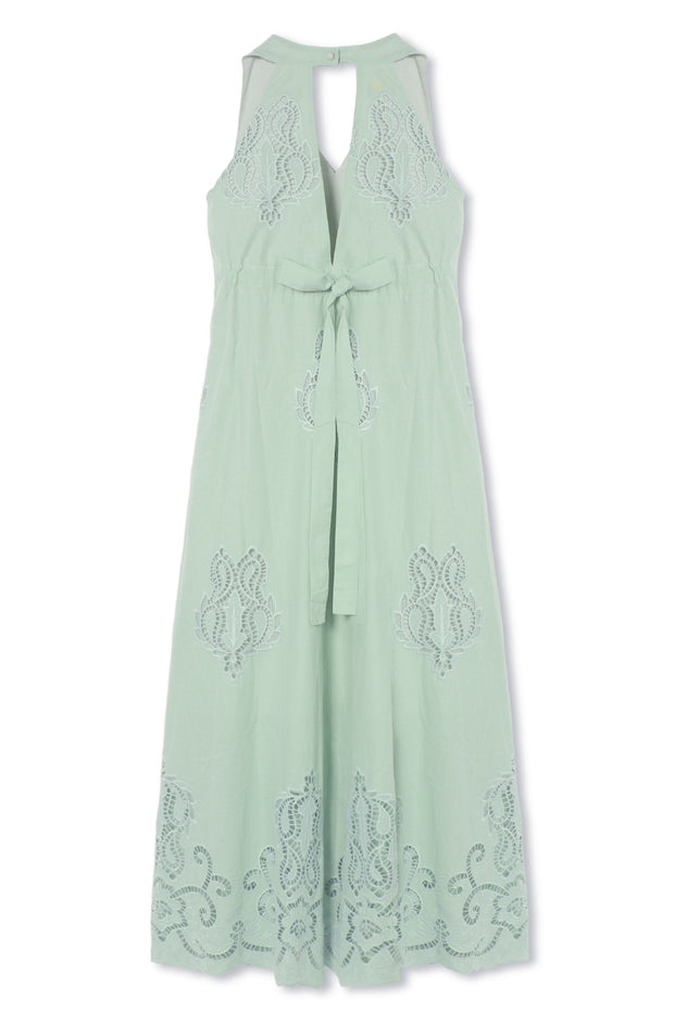 【先行予約】刺繍レースドレス Mint Green