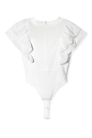 【先行予約】バルーンスリーブボディスーツ Off White