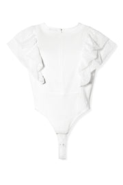 【先行予約】バルーンスリーブボディスーツ Off White