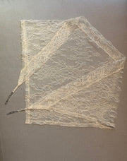 【先行予約】レーススカーフ White