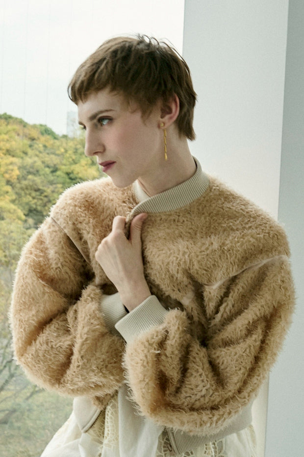 【先行予約】テープチュールブルゾン Beige