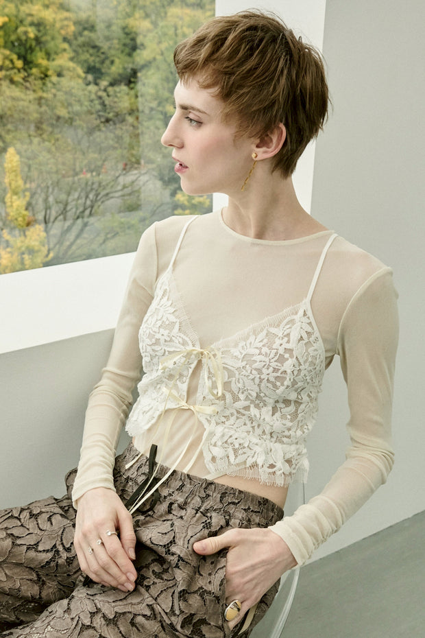 【先行予約】キャミソールセットアップ Off White × Off White