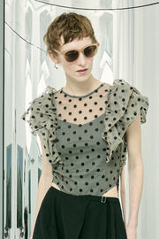 【先行予約】バルーンスリーブボディスーツ Black