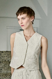 【先行予約】レースベスト Off White