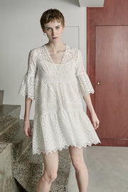 【先行予約】レースワンピース White