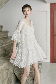 【先行予約】レースワンピース White