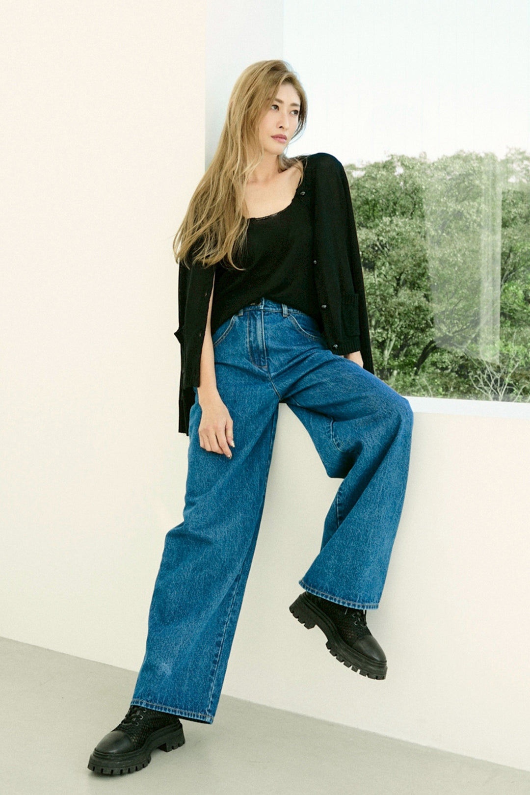 YU×WRINN】Embroidery Denim Pants Indigo – WRINN OFFICIAL