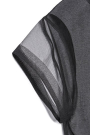 【先行予約】チュールツイストトップス Black