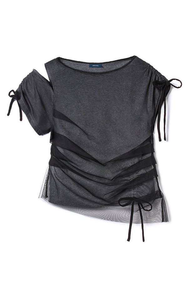 【先行予約】アシメチュールレイヤード　Black