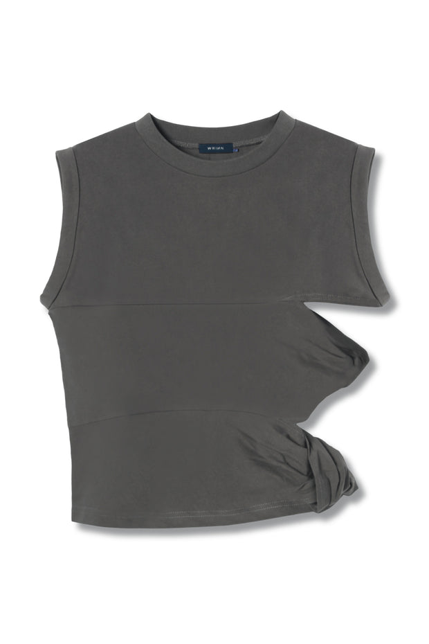 【先行予約】ツイスト Tee Gray