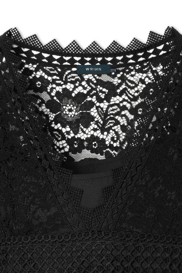 【先行予約】レースワンピース Black