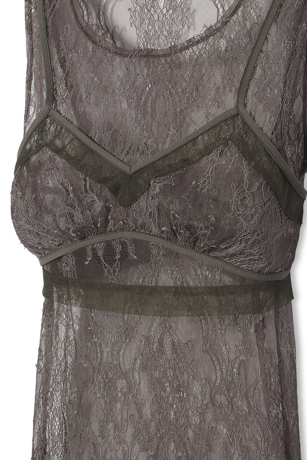 【先行予約】レイヤードタンク Gray Beige