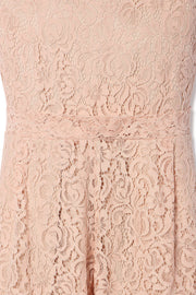 【先行予約】レースオールインワン Pink