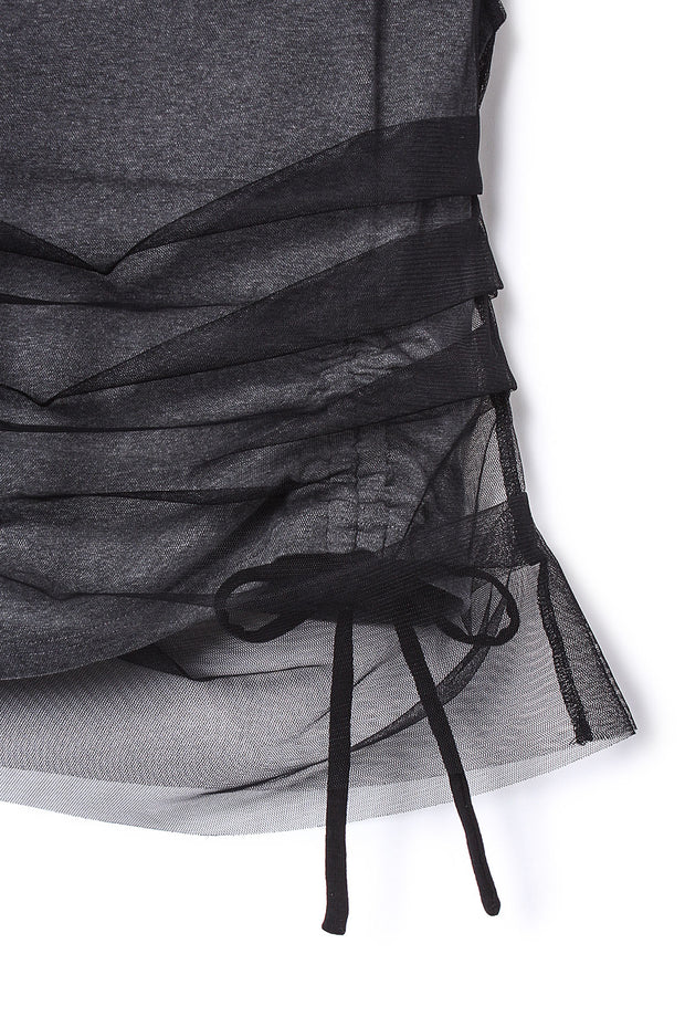 【先行予約】アシメチュールレイヤード　Black