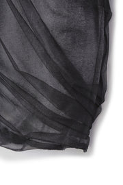 【先行予約】チュールツイストトップス Black