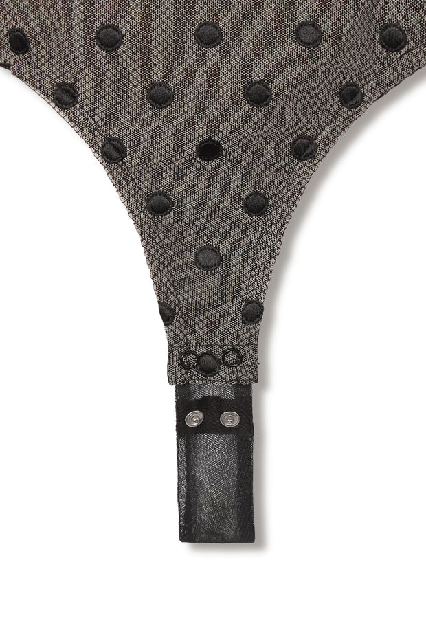 【先行予約】バルーンスリーブボディスーツ Black