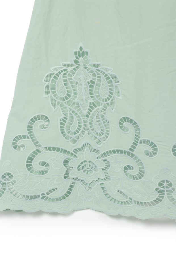 【先行予約】刺繍レースドレス Mint Green