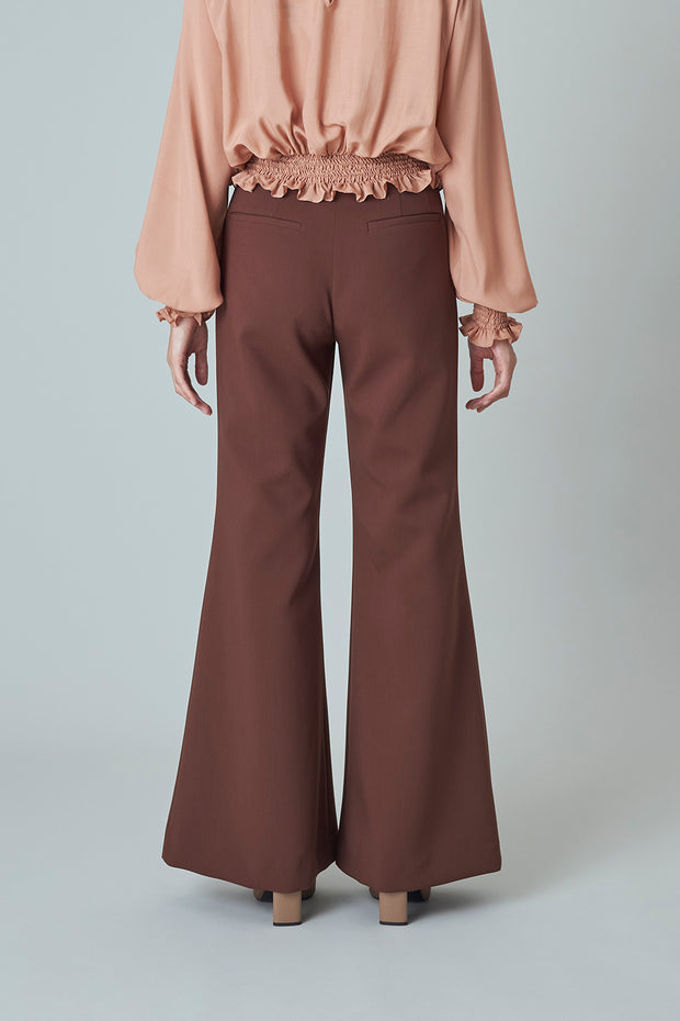 Flared Pants Brown