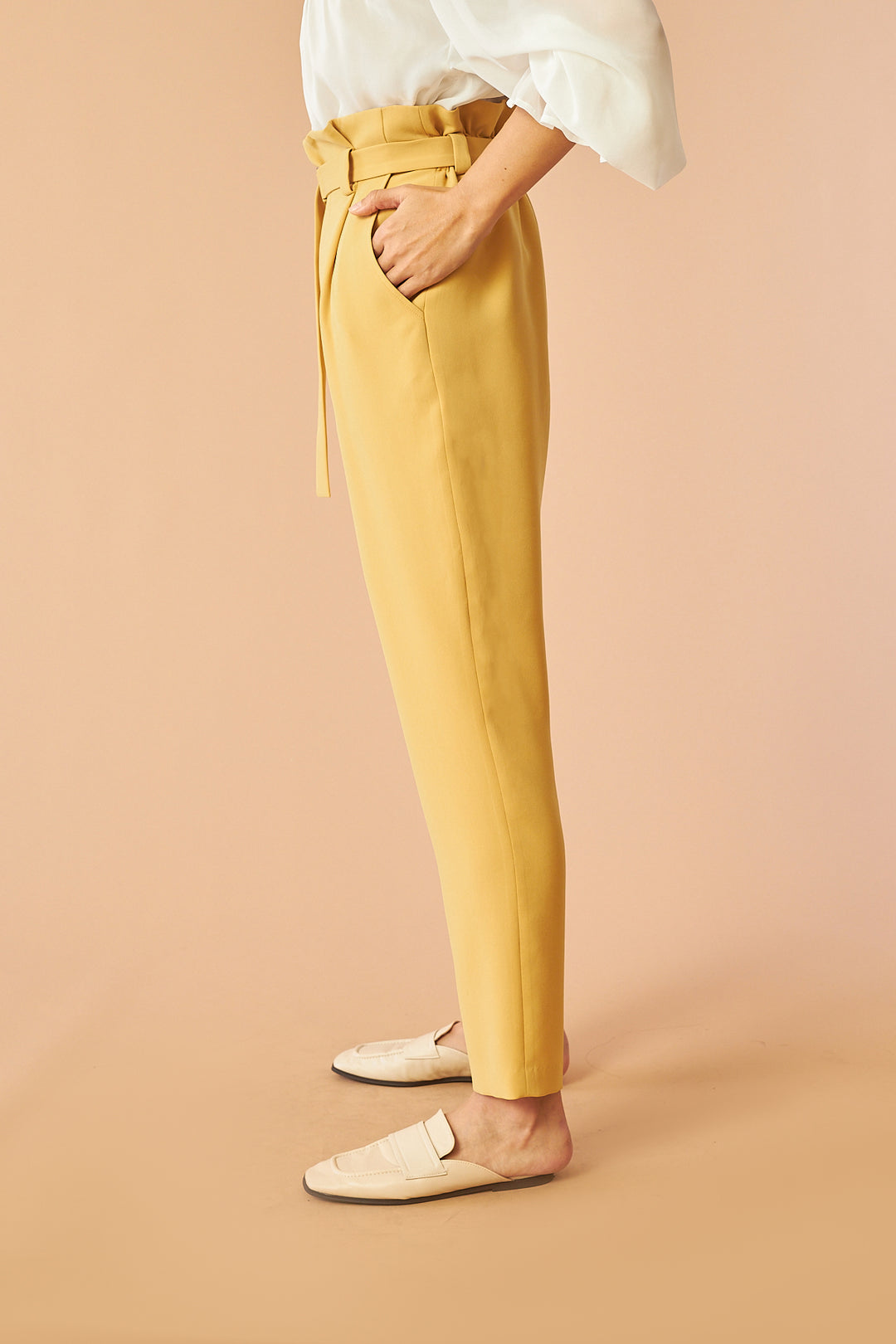 ウエスト タック パンツ Yellow – WRINN OFFICIAL