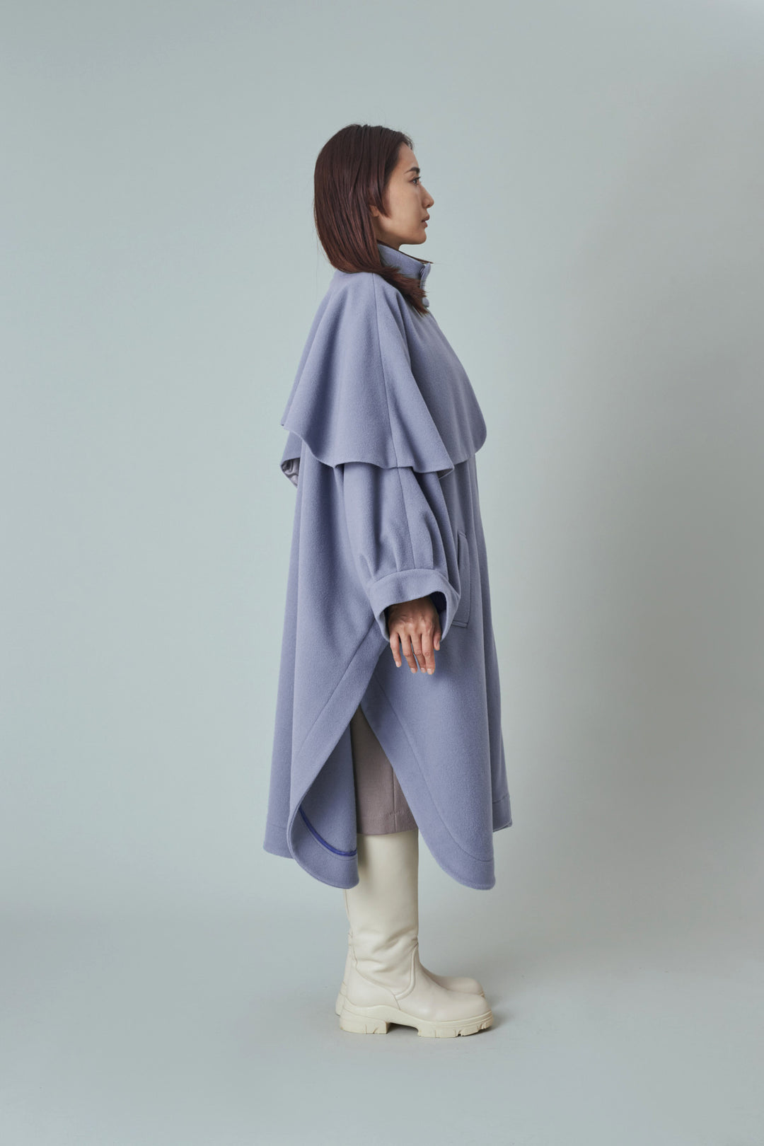 【ユキさま】 ソブ　ケープ Cape Coat Lavender – WRINN OFFICIAL