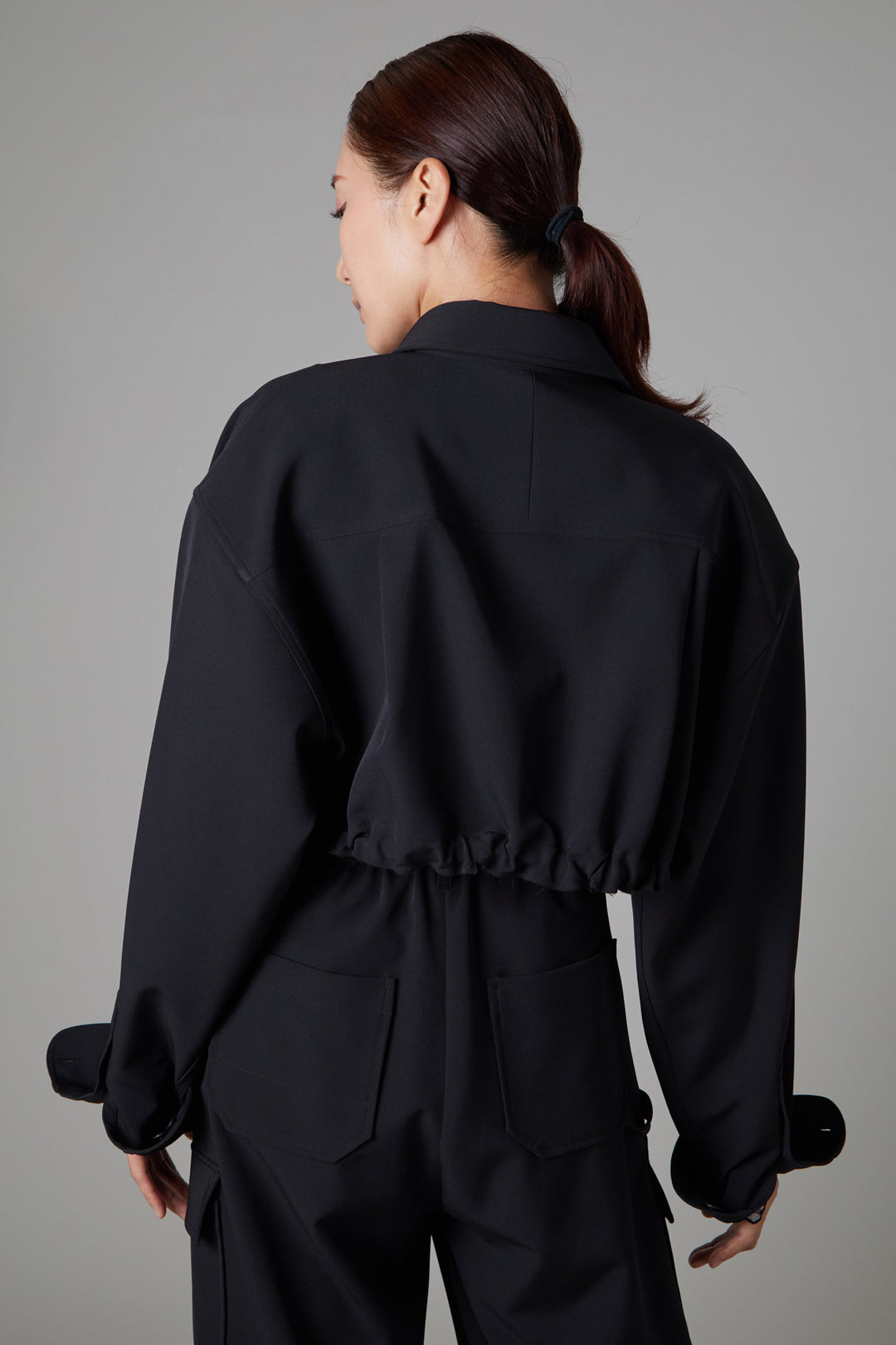 ワーククロップドシャツ Black – WRINN OFFICIAL ワーククロップドシャツ Black – WRINN OFFICIAL