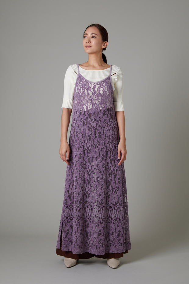 【NEW】モールレースドレス　Lavender